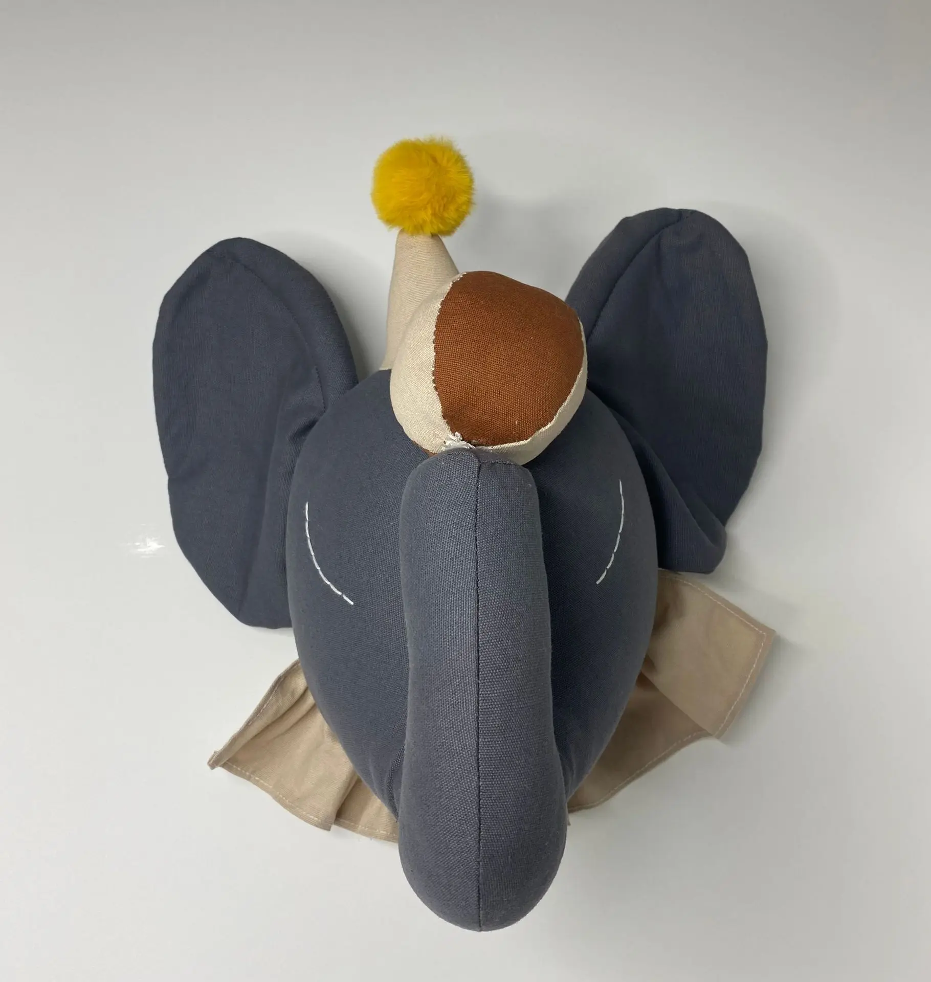 Stuffed Animal Head Wall Decoration Lifelike Animal Head for Kids Bedroom Baby Kids Room Kindergarten Bedroom Hanging Decor