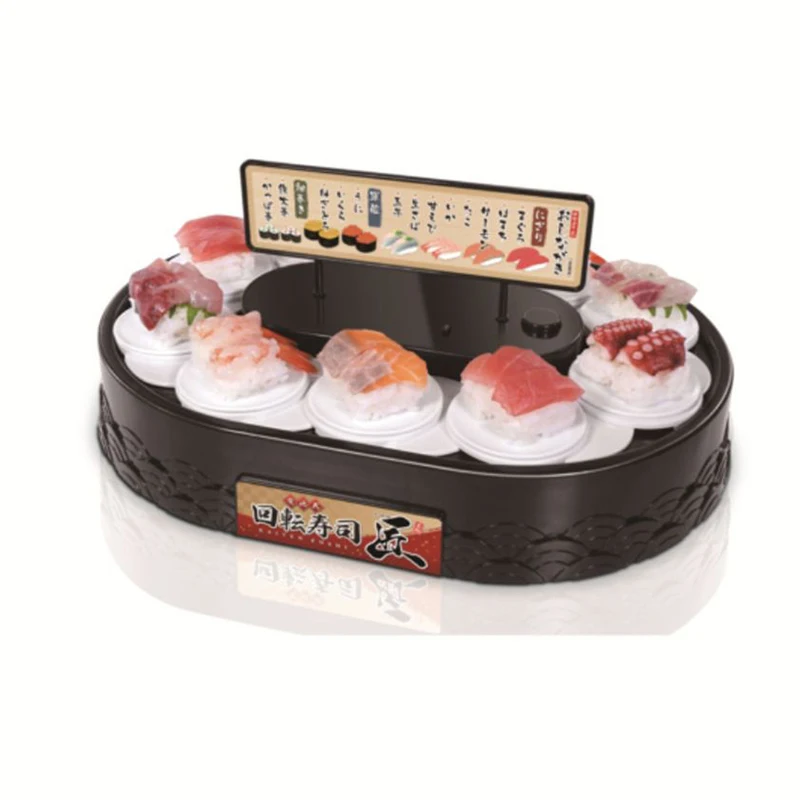 Conveyor Sushi Machine Automatic Rotary Sushi Machine Dessert Cake Display  Dessert Stand Plates for Wedding Party Birthday