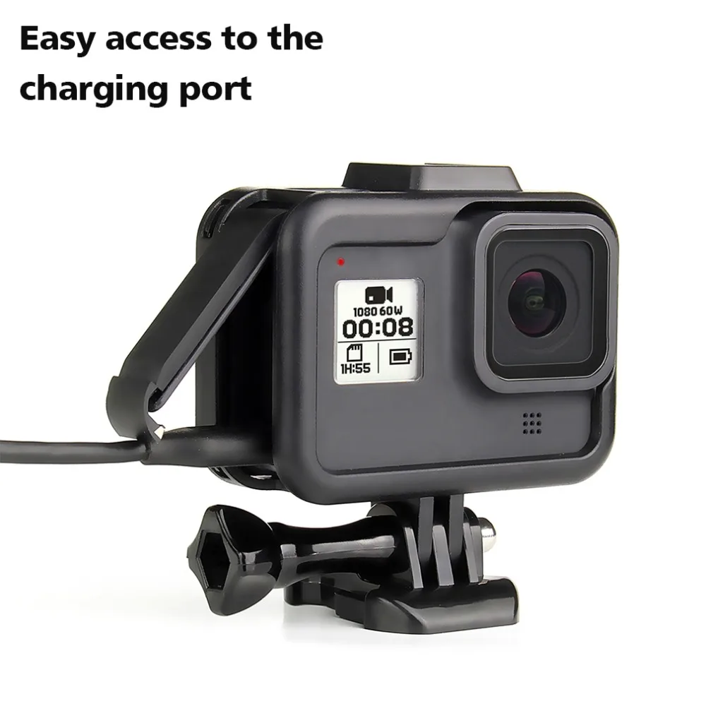 Стандартный защитный чехол-рамка для камеры GOPRO Hero 8 с быстроразъемным корпусом чехол