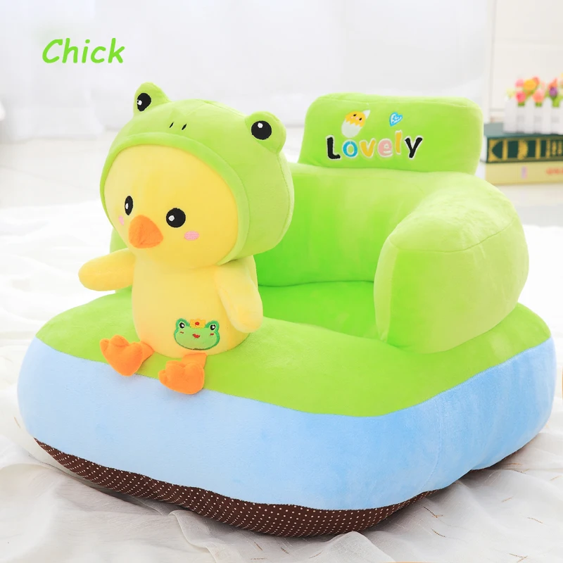 Cute Soft Stuffed Baby Seat Plush Toy Animal Toys Infant Back Support Learning Sit Safety Baby Sofa Feeding Chair Seat Kid Gift