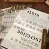Journamm 11 Design Vintage Style Washi Paper Tape Scrapbooking Sticker School Supplies Decoration DIY Creative Stationery Tapes 6