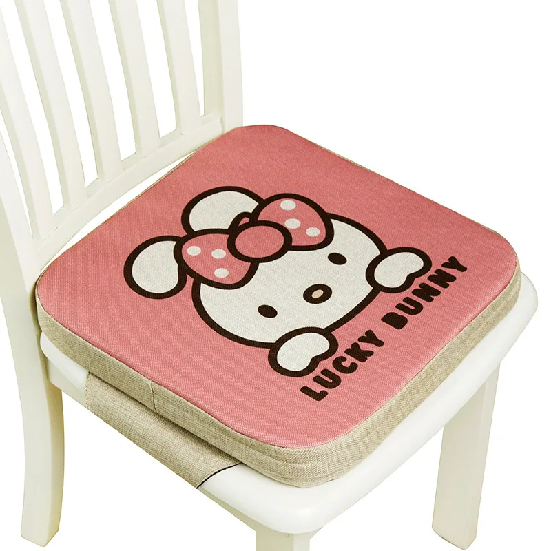 39*39 см подушка для детского сиденья, увеличивающая рост, Подушка для стула, противоскользящая, водонепроницаемая, детская столовая Подушка, регулируемая подушка для стула - Цвет: Thin section1