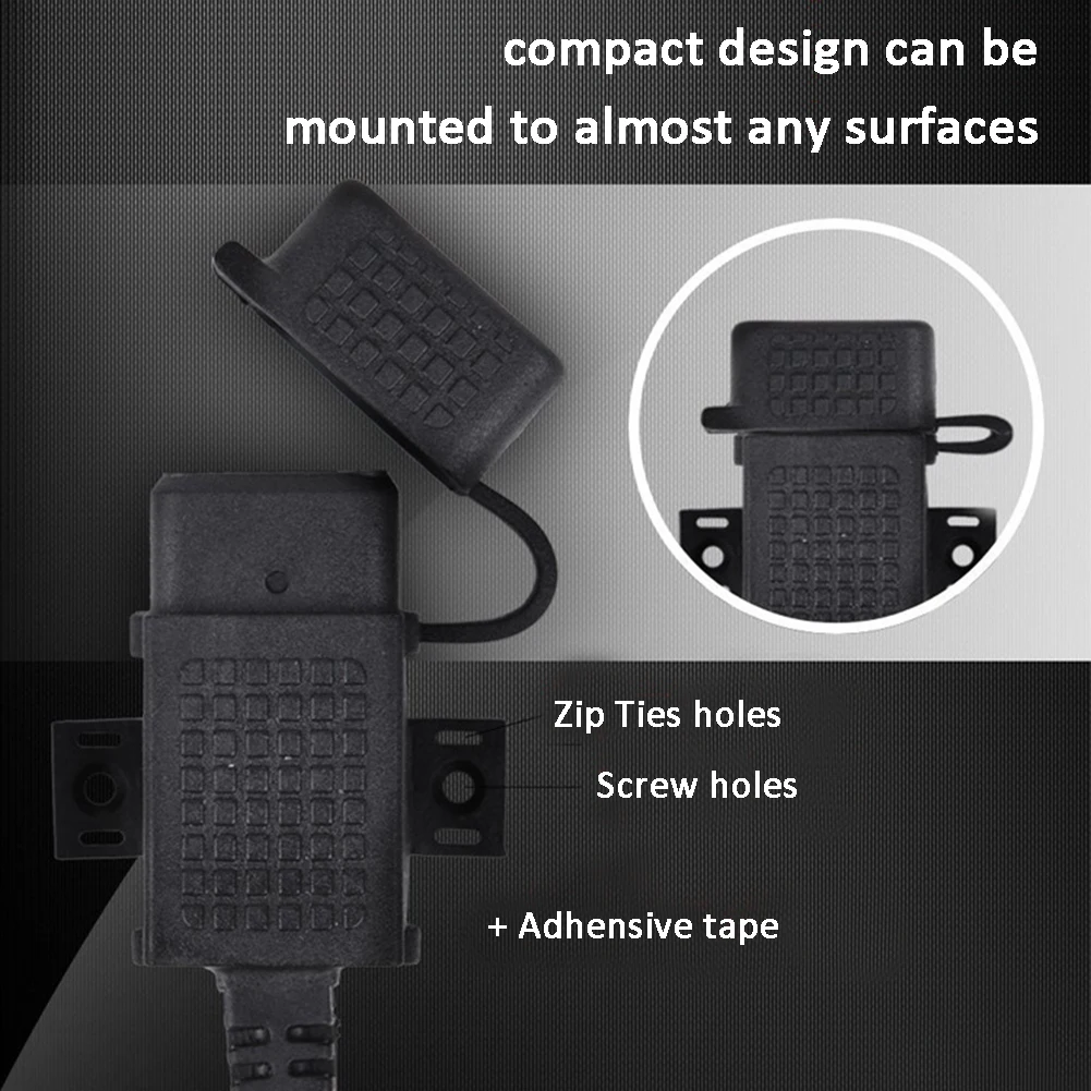 Вращающийся Монтажный держатель для SAE-USB кабель адаптер Быстрый 2.1A Быстрый разъем для мотоцикла двойной usb зарядки
