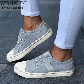 

Fast Shipping 2020 Women Vulcanized Sneakers Breathable Flat Casual Classic Shoes Woman Spring Autumn Canvas Zapatos Mujer 2020