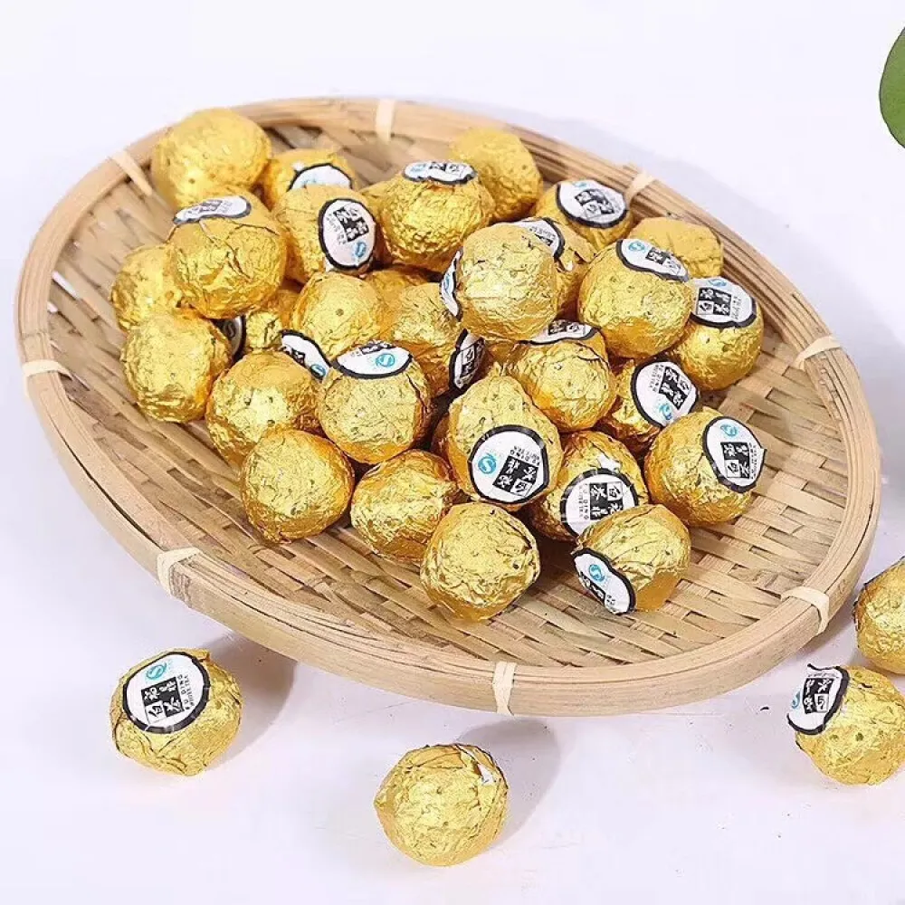 Белый чай Fuding в пакетиках с шариками Xiaotuo Shoumei Gongmei Longzhu Ball Старый белый шоколадный
