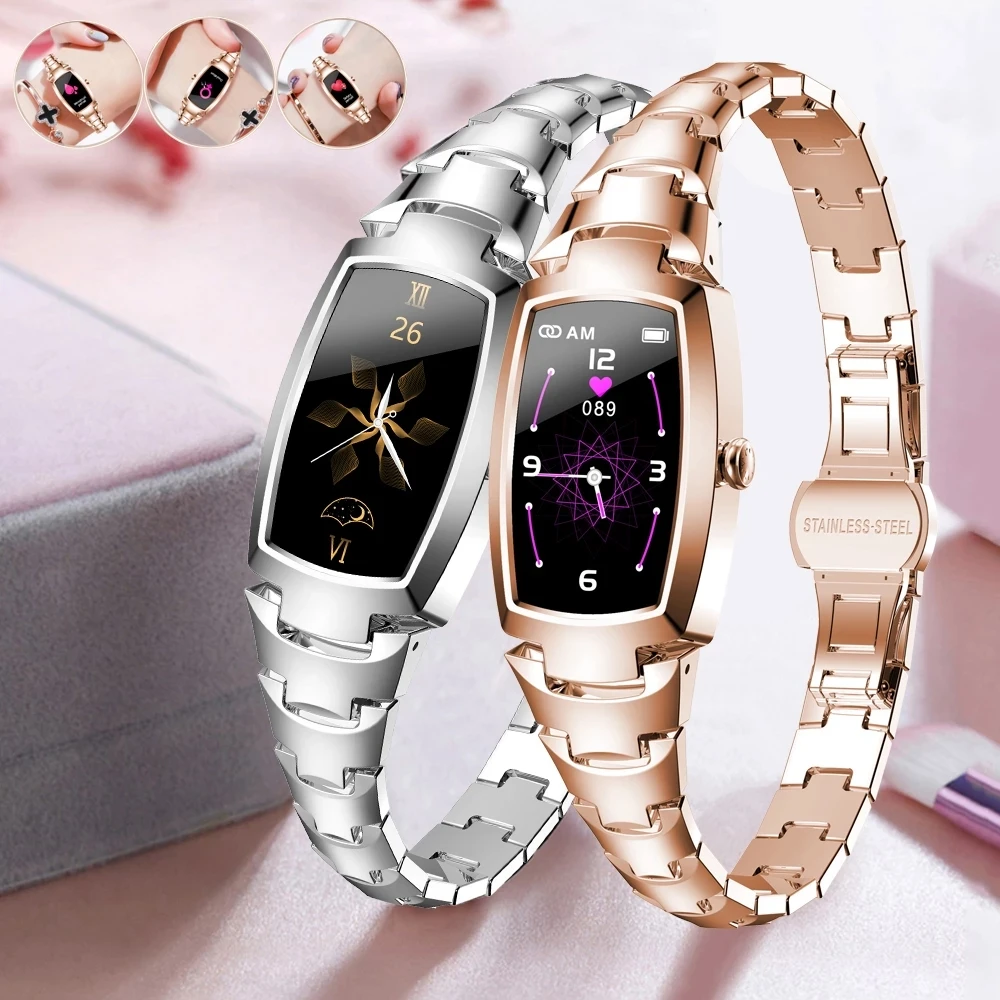 LEMFO H8pro Smart Watch Women ECG Blood Pressure Oxygen Fitness Bracelet IP67 Waterproof Smartwatch for Android iOS