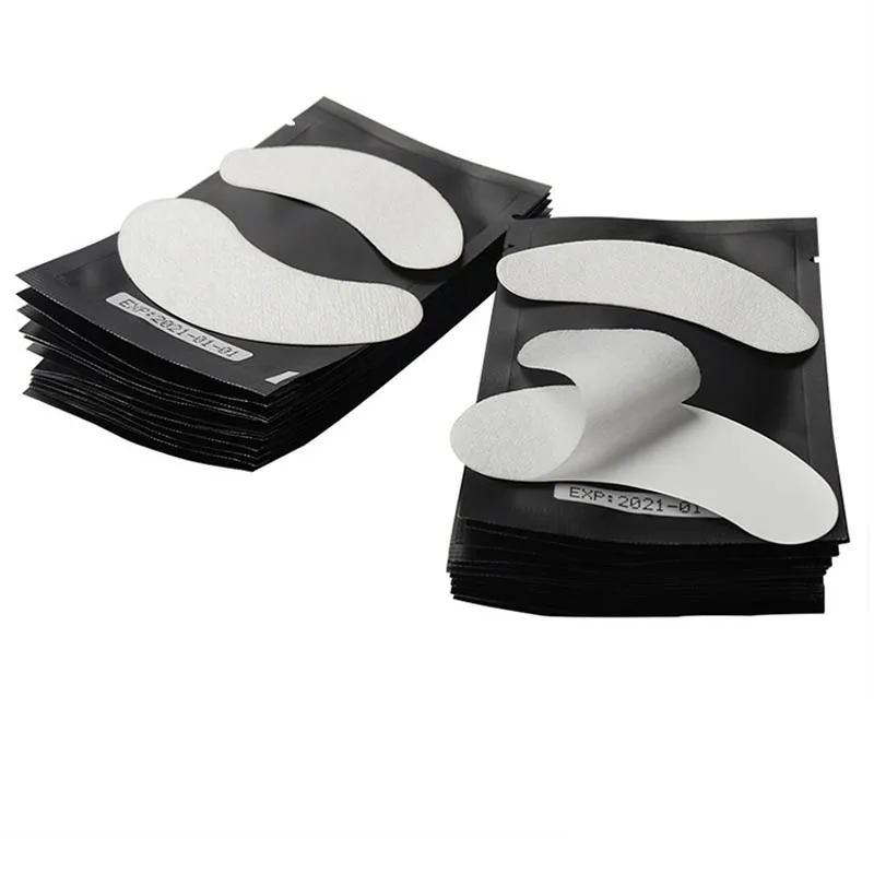 50 Pairs Paper Patches Eyelash Under Eye Pads Lash Eyelash Extension Paper Patches Eye Tips Sticker Wraps Make Up Tools