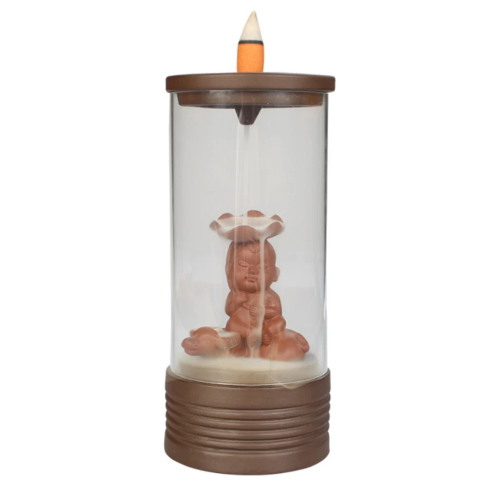 Благоприятный Дракон обратного потока благовоний горелка водопад дым Конус