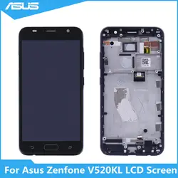 Asus V520KL оригинальный экран черный ЖК-дисплей сенсорный экран дигитайзер в сборе с рамкой для Asus Zenfone V V520KL ЖК-экран