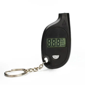 

LCD Display Diagnostic Tool Car Detector Auto Motorcycle Tyre Pressure Digital Meter Tire Pressure Gauge Keychain Tester Mini
