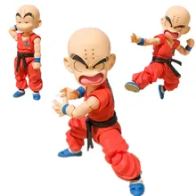 Dragon Ball Z Kuririn ПВХ фигурка подвижные игрушки аниме Dragon Ball Супер Krillin фигурка Коллекционная модель игрушки 100 мм