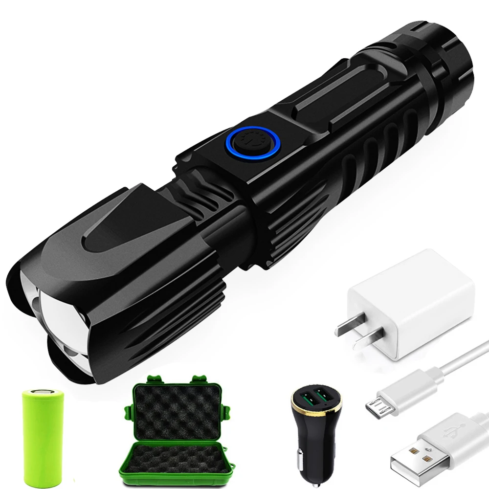 ZK20 дропшиппинг XHP90 светодиодный фонарик телескопический зум usb зарядка