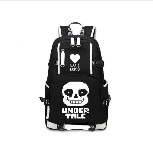 Рюкзак Undertale, школьные сумки, сумка для книг, косплей, Аниме игры, без сумки для путешествий, повседневные сумки на плечо для ноутбука, рюкзак - Цвет: as pictures
