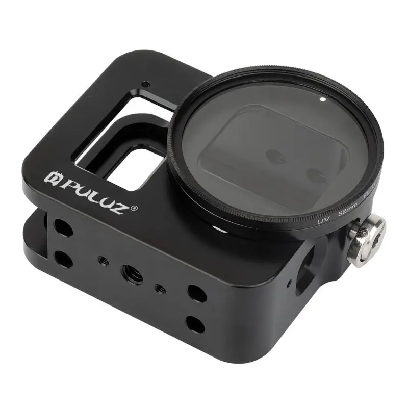 С страховой рамкой UV объектив для GoPro H камеры Защитная клетка CNC корпус из алюминиевого сплава