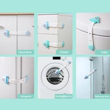 Многофункциональная Детская безопасность замок для детей клей холодильник ящик для шкафов шкафчик защита холодильника Дети блокировки