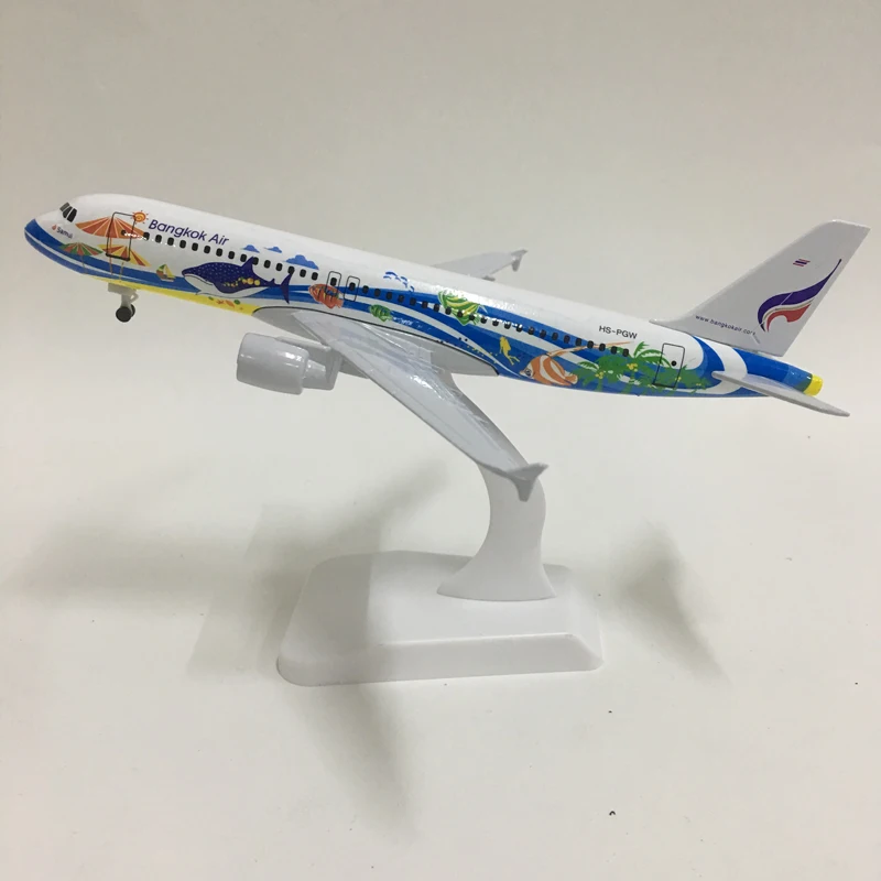 Photo Color JASON TUTU 20 см, тайская модель самолета Airbus 320, модель аэроплана самолет, модель 1:250, литые под давлением металлические самолеты, игрушки - Цвет: Photo Color