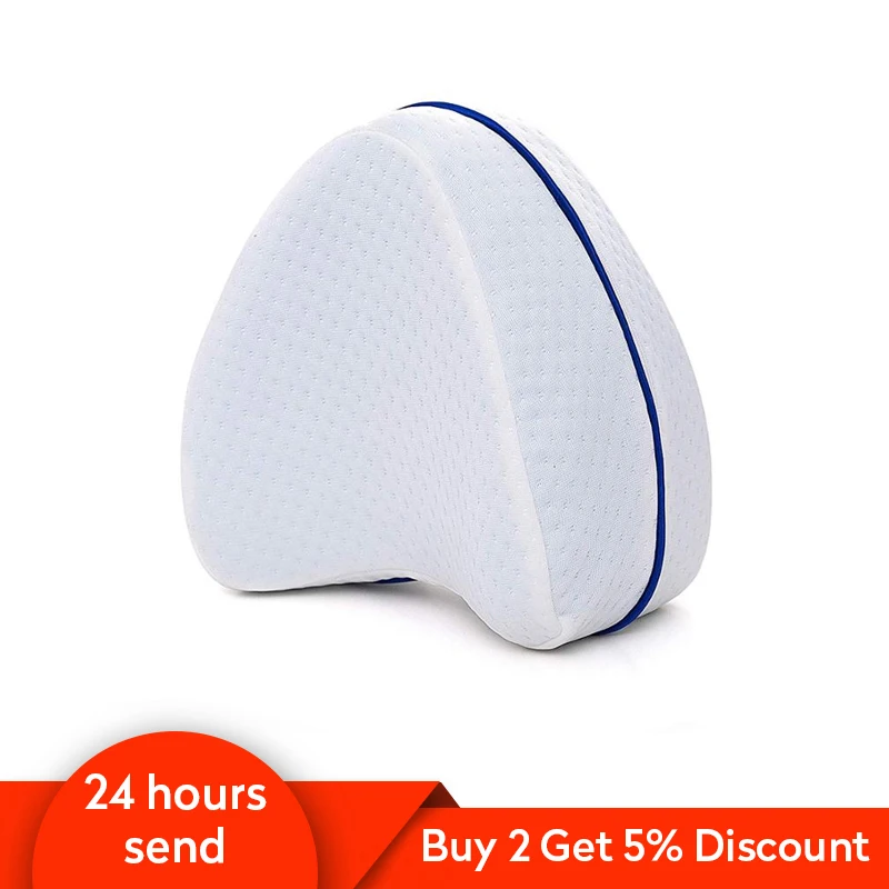 Leg-Pillow Side-Sleeper-Sciatica Relief-Sleeping-Orthopedic Cotton Pregnancy-Body Memory