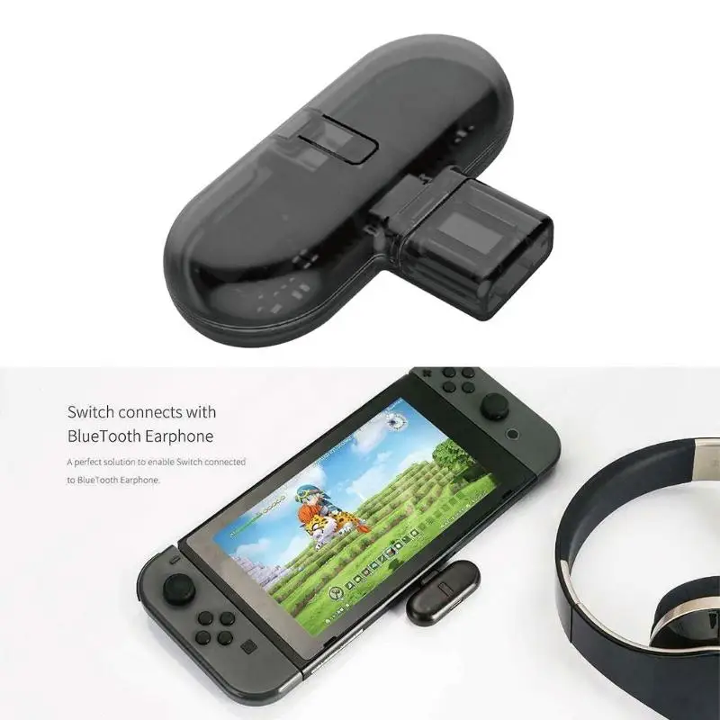 Мини аудио передатчик Bluetooth беспроводной приемопередатчик наушников для Ns SWITCH Совместимость Поддержка PS4/переключатель/ПК