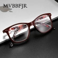 MVBBFJR модные для мужчин и женщин Портативные пресбиопические очки Рамка ретро оптические очки для чтения винтажная Грация панранты подарок Прямая поставка