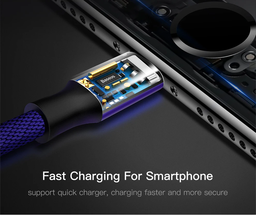 Короткий usb-кабель Baseus lightning 0,5 м 1 м 2 м 3 м 5 м кабель зарядного устройства для iPhone xs max xr 8 7 6s plus 5 11 ipad pro