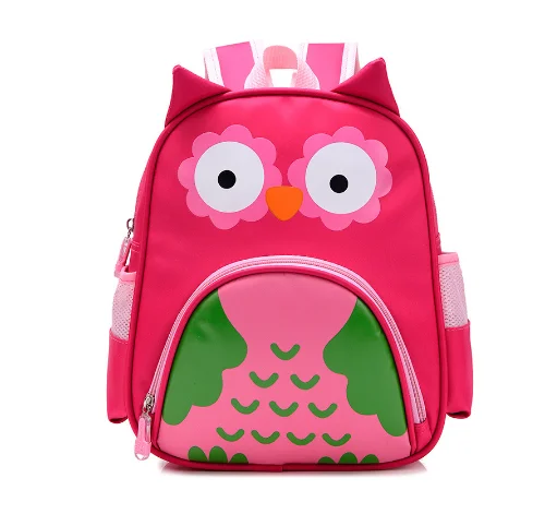 owl 3D детская сумка с животными, Детские рюкзаки, Детская сумка для мальчиков и девочек, милые дорожные сумки с принтами животных, подарки для игрушек - Цвет: owl