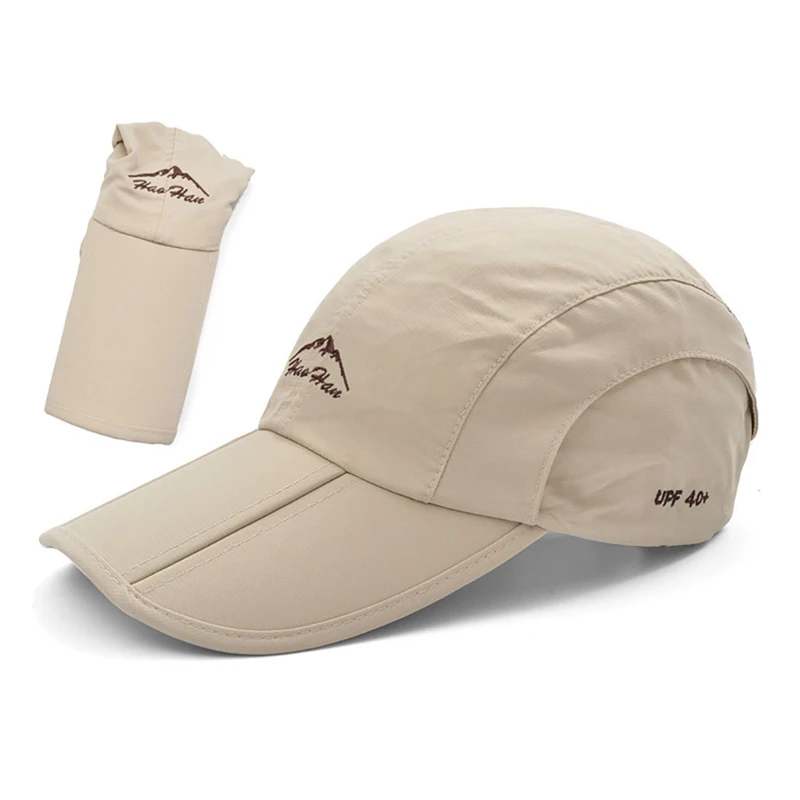 Outdoor Men Women Breathable Quick Drying Cap Waterproof Rainproof Hat Headwear With Adjustable Back Closure