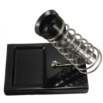 

Multi Purpose Soldering Iron Support Stand Holder with Metal Base Iron Frame Meta Support Station High Temperature Resistance