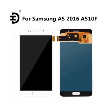 

HD OLED LCD Screen For Samsung Galaxy A5 2016 A510F Display Touch Panel Digitizer Assembly For SAMSUNG SM-A510FD LCD Display