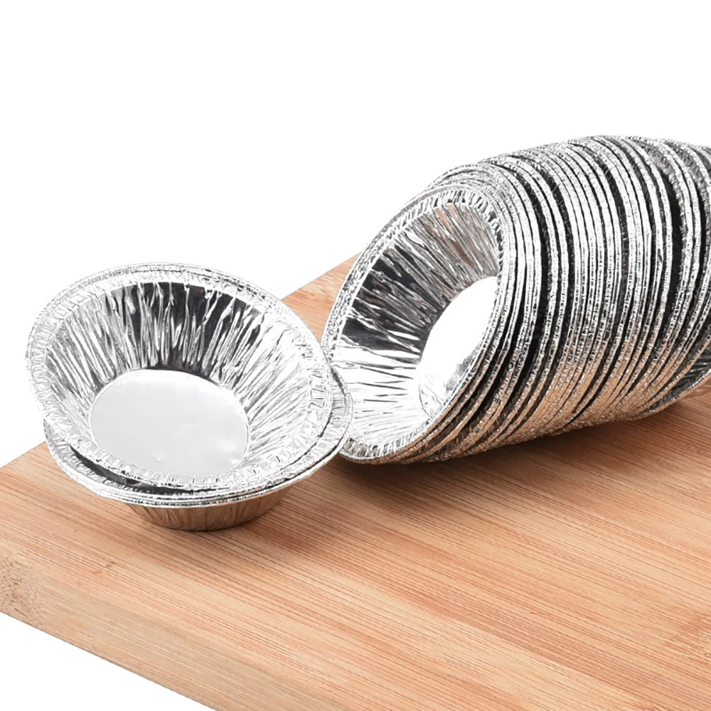 250 шт. антипригарная одноразовая Форма для яиц Tinfoil чашки выпечки тортов