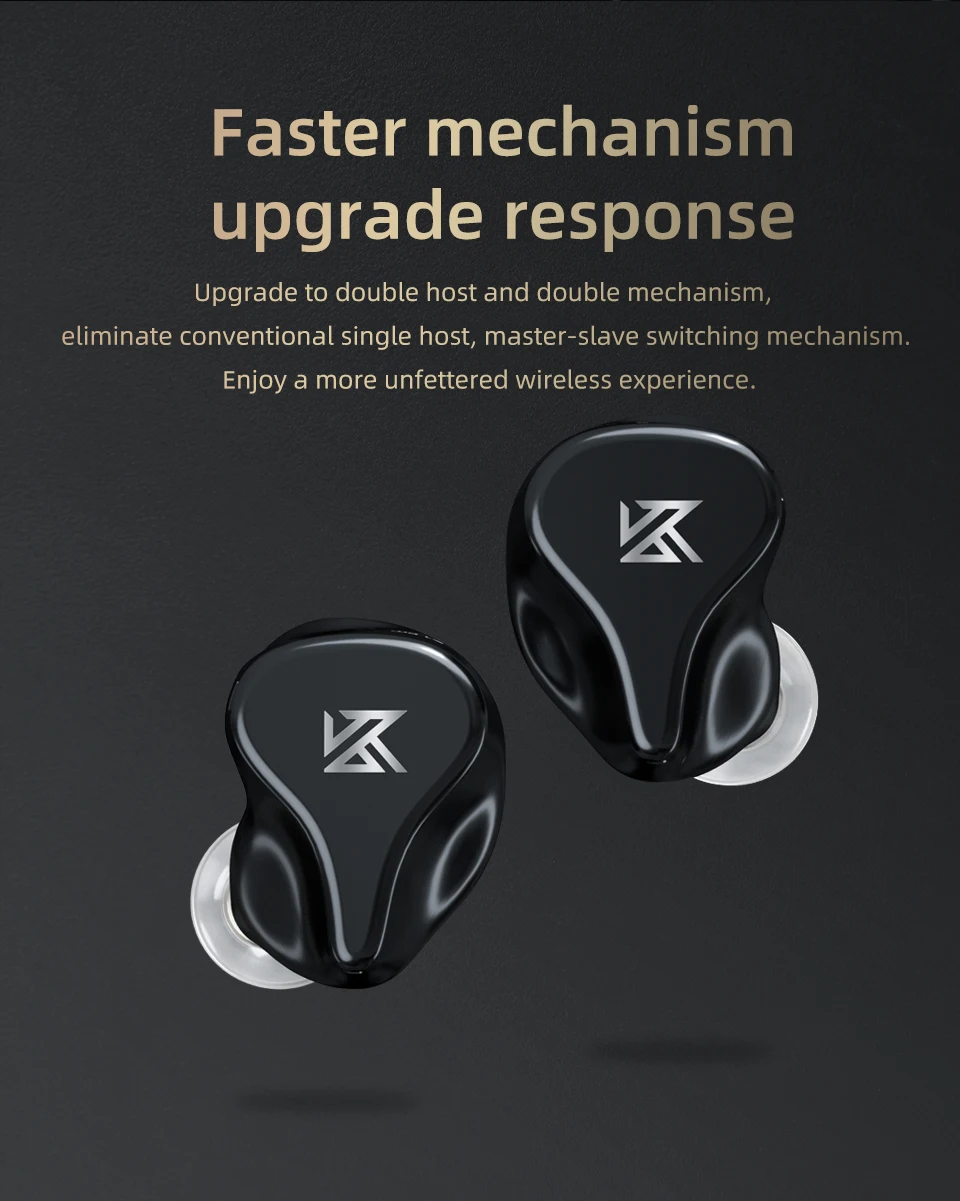 KZ Z1Pro TWS  dual magnetic dynamic game earbuds