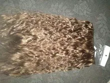 NICESY-extensiones de cabello sintético largo ondulado para mujer, pelo sintético de alta temperatura, color negro, 22 pulgadas, 5 Clips