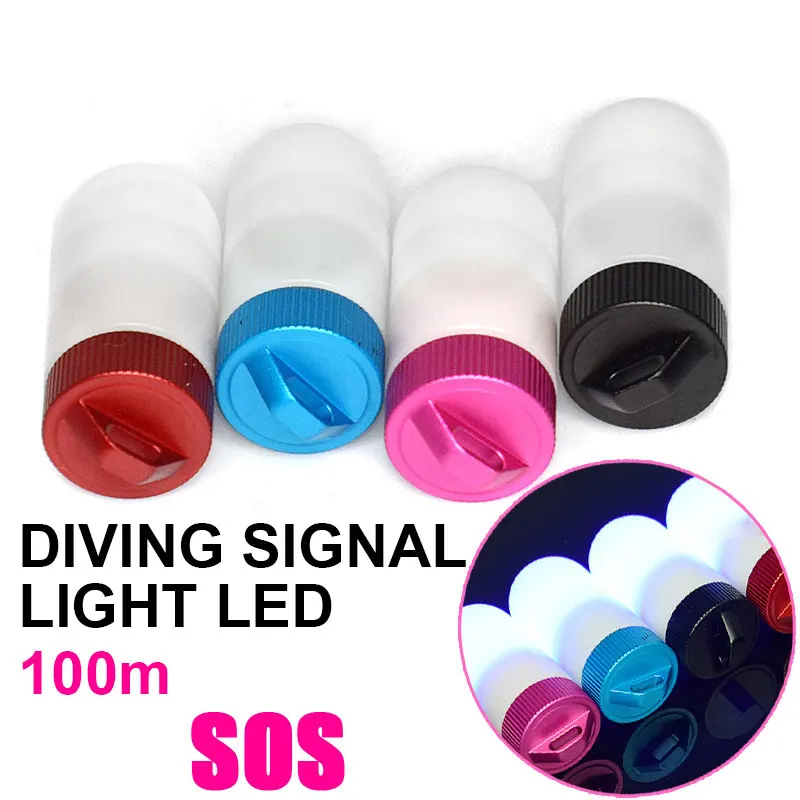 

SecurityIng Signal Light Underwater Safety Scuba Night Dive Warning Diving Lamp SOS Multi-environment Torch Diving Accessories