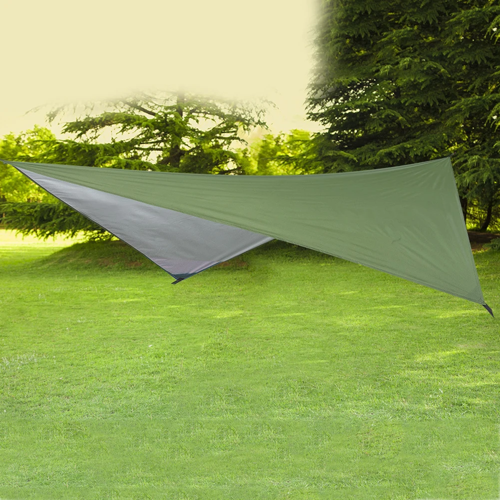 Waterproof Anti-mosquito Sunshade Canopy Awning with Mosquito Net Hammock Set Outdoor Camping Hiking Supplies Dropship