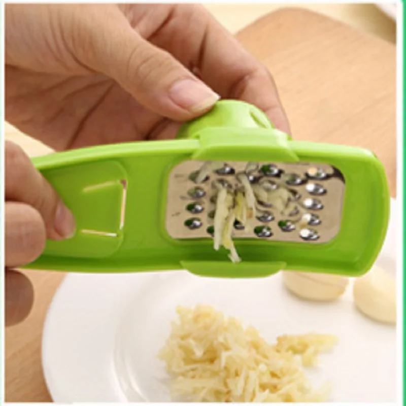 Color Kitchen Accessories Plastic Ginger Garlic Grinding Tool Magic Silicone Peeler Slicer Cutter Grater Planer