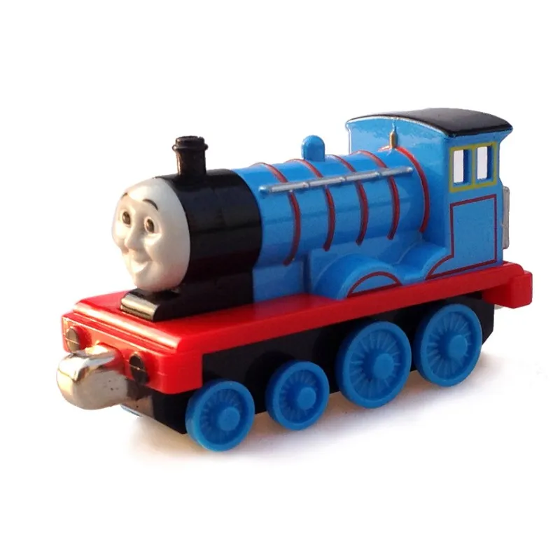 Паровозик Томас и Друзья 1:43 Эдвард магнитный номер 2 синий поезд Набор Обучающие игрушки для мальчиков подарок на день рождения