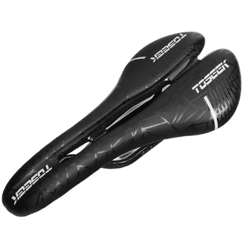 

TOSEEK Bike Saddle Seat Carbon Bicycle Saddle Front Seat Hollow Saddle Cushion Cycling Parts for MTB Road Bike