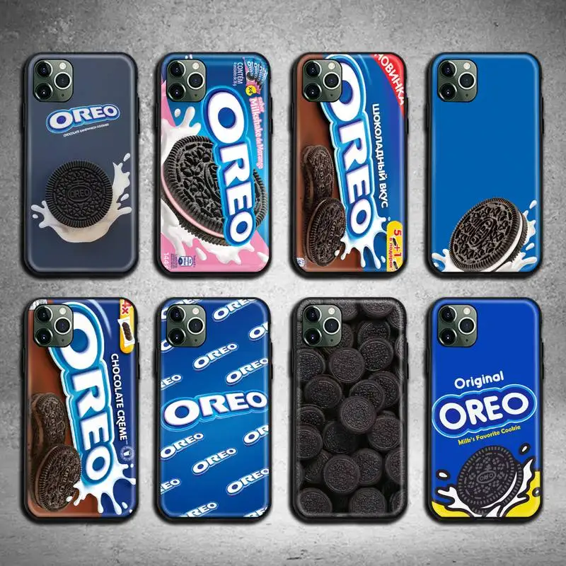 

Oreo Milk chocolate favorite cookie box Phone Case for iphone 12 pro max mini 11 pro XS MAX 8 7 6 6S Plus X 5S SE 2020 XR case
