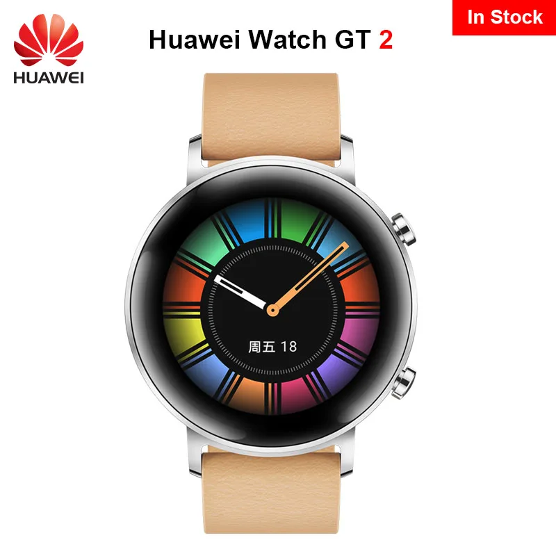 Оригинальные Смарт-часы huawei GT 2, умные часы с Bluetooth, 5,1, 14 дней работы от батареи, телефонный звонок, частота сердечных сокращений для Android iOS-in st