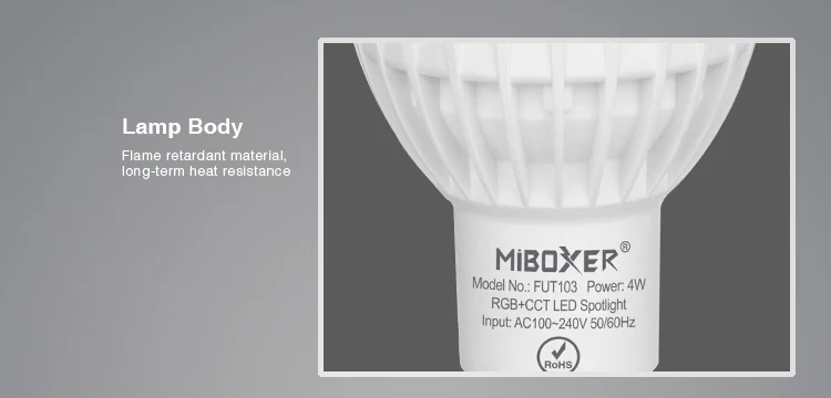 Miboxer 4 Вт RGB+ CCT Светодиодный прожектор FUT103 GU10 FUT104 MR16 Светодиодный светильник для спальни ресторана гостиной повара комнаты освещения