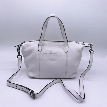 

Summer White Crossbody Bags For Women 2020 High Quality Designer Handbags Soft Genuine Leather Solid Shoulder Bags Ladies Tote