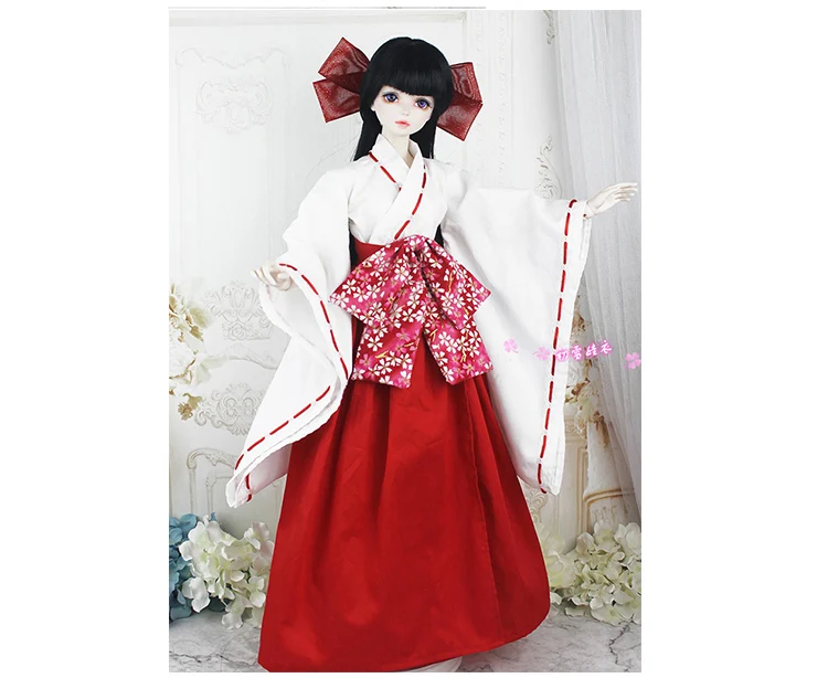 1/4 1/3 BJD Аксессуары Одежда для кукол японское кимоно юката Inuyasha для BJD/SD, не включает в себя куклы, обувь, парик и другие E2493