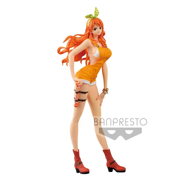 Японское аниме "ONE PIECE STAMPEDE" Banpresto блеск и гламуры Коллекционная Фигурка-нами