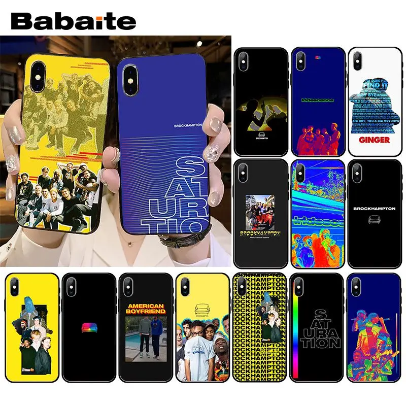 Чехол BROCKHAMPTON для iPhone XR 11 Pro MaxXS MAX 8 7 6 6S Plus X 5 5S SE|Бамперы| |