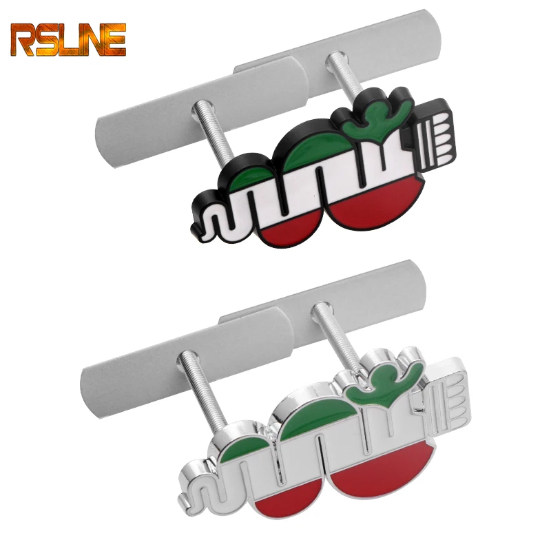 1PCS 3D quatrefoil delta Car Side Fender Emblem car Front Grille Badge Rear Trunk Decal for Alfa Romeo Mito Spider GT Giulietta