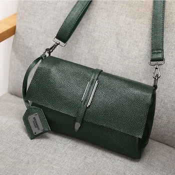 

2020 new lady bag spring and summer leather, single shoulder slant, fashionable pillow, multi-compartment bag