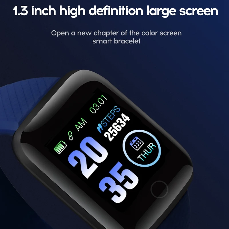 ABHU-116 плюс Bluetooth Смарт-Браслет спортивный фитнес-браслет измеритель артериального давления часы Шагомер Смарт-браслет