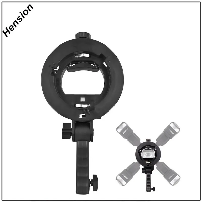 S образный держатель кронштейна с креплением Bowens для вспышки Speedlite софтбокса