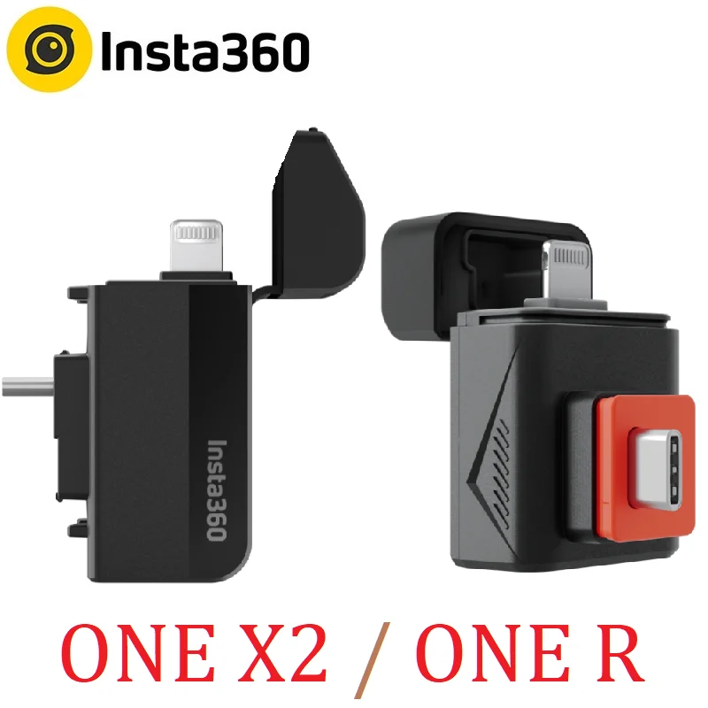 

Insta360 ONE X2 / ONE R Quick Reader SD Card Reader Fast File Transfer For Insta 360 Original Accessories For iPhone / Android