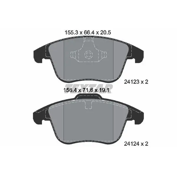 Колодки дисковые передние Ford Galaxy/S-max 2.0/1.8TDCi/2.0TDCi