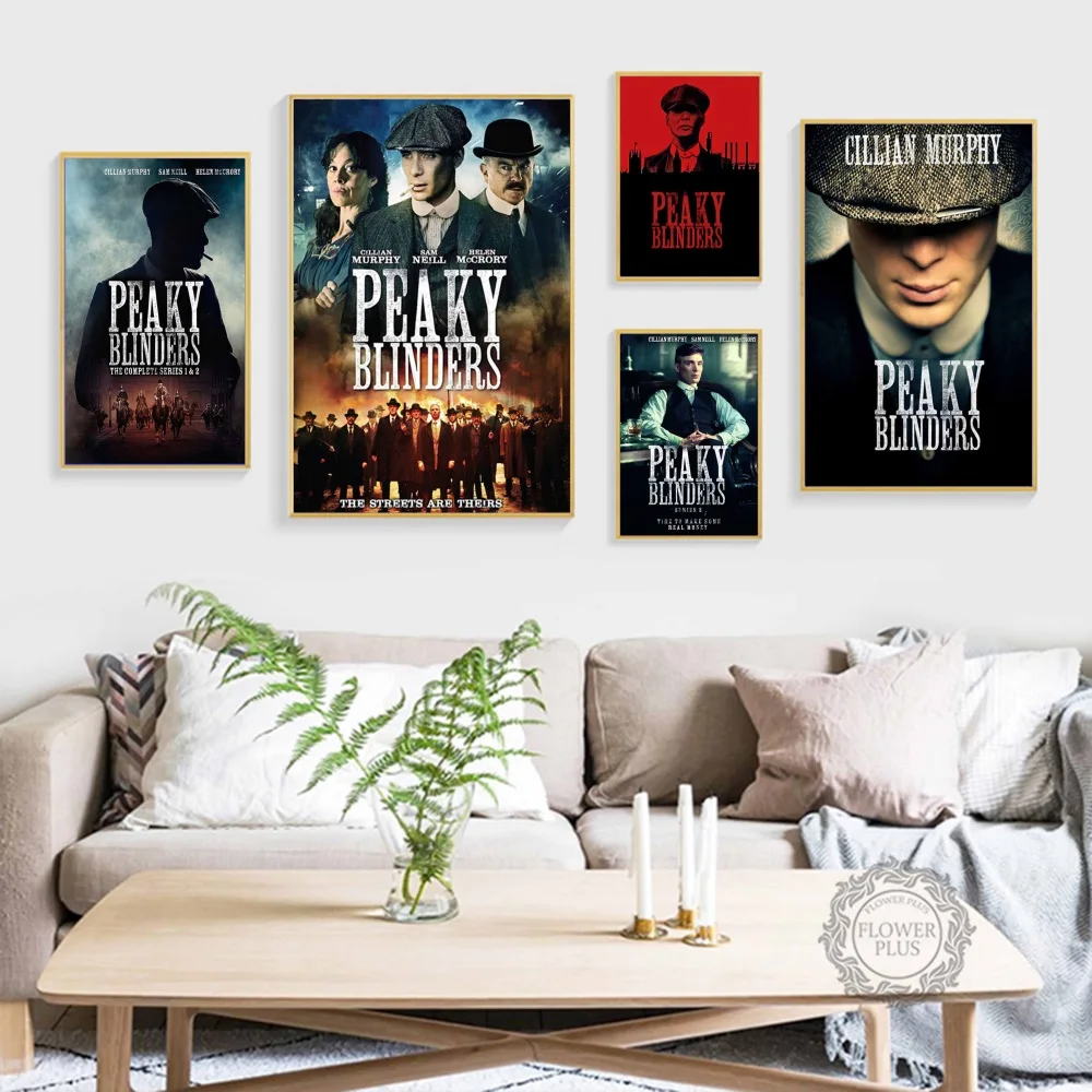

Top-Rated Canvas Print Peaky Blinders Hot TV Series Show Art Painting Modern Decorative Silk Canvas Poster Wall Home Decor